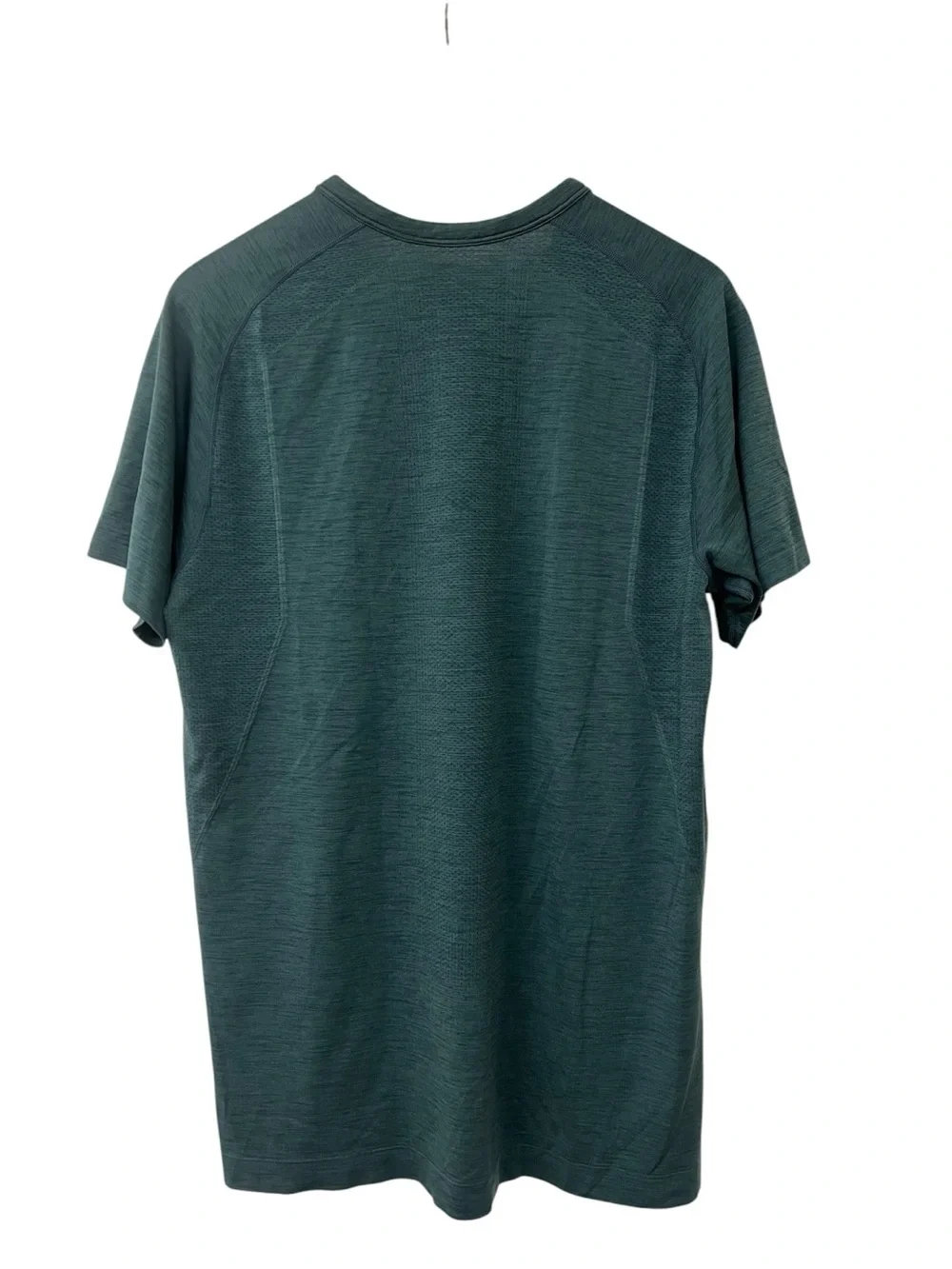 Lululemon Metal Vent Tech Henley Shirt Mens Green Short Sleeve Training L